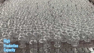 Garrafa de vidro moldado