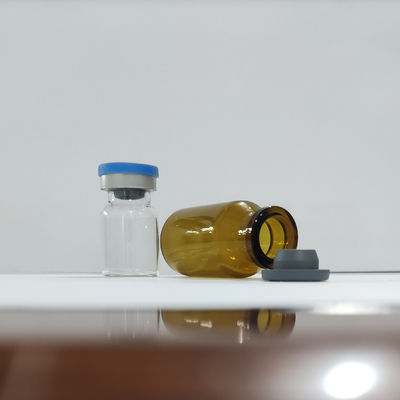 Frascos de Vidro Tubular Âmbar Transparente Frasco de Vidro Medicinal 20ml