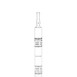 Ampola de vidro médico transparente de 2 ml fabricada por tubo de borosilicato neutro OPC CBR SCR
