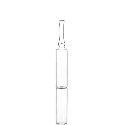 Ampola de borosilciato transparente de 2 ml, fácil de derreter, vedação, estabilidade química superior