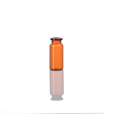 7 ml de frascos de vidro tubulares de borosilicato de cor âmbar personalizada