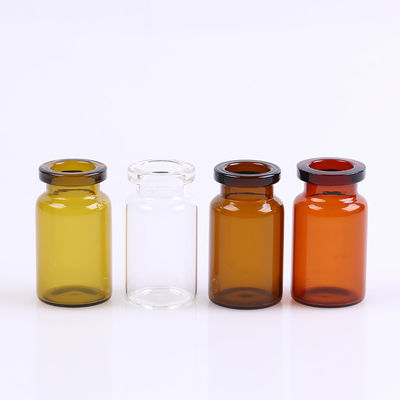 2R-50R Frasco de vidro borosilicato transparente e âmbar utilizado na indústria farmacêutica