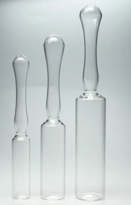 Ampola de vidro de borosilicato de 2 ml, clara/ âmbar USP Tipo I/ D para Injecção Farmacêutica